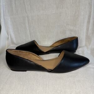 ROHB By Joyce Azria " Provence" black flats Size 8
